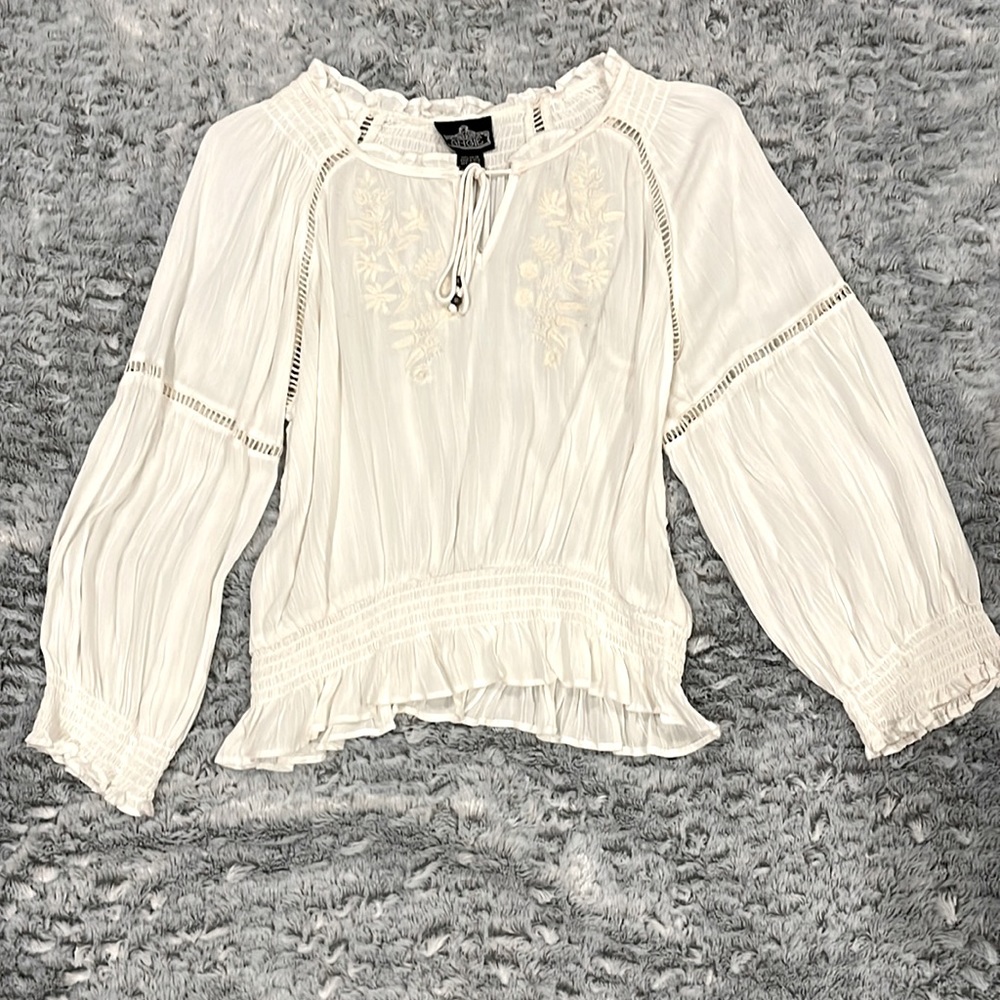 Angie White Blouse